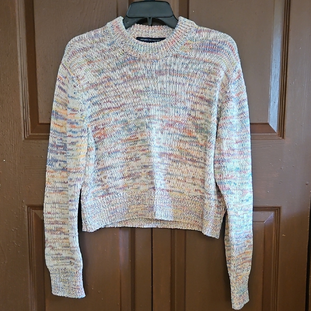 French Connection Cream Crew Neck Sweater